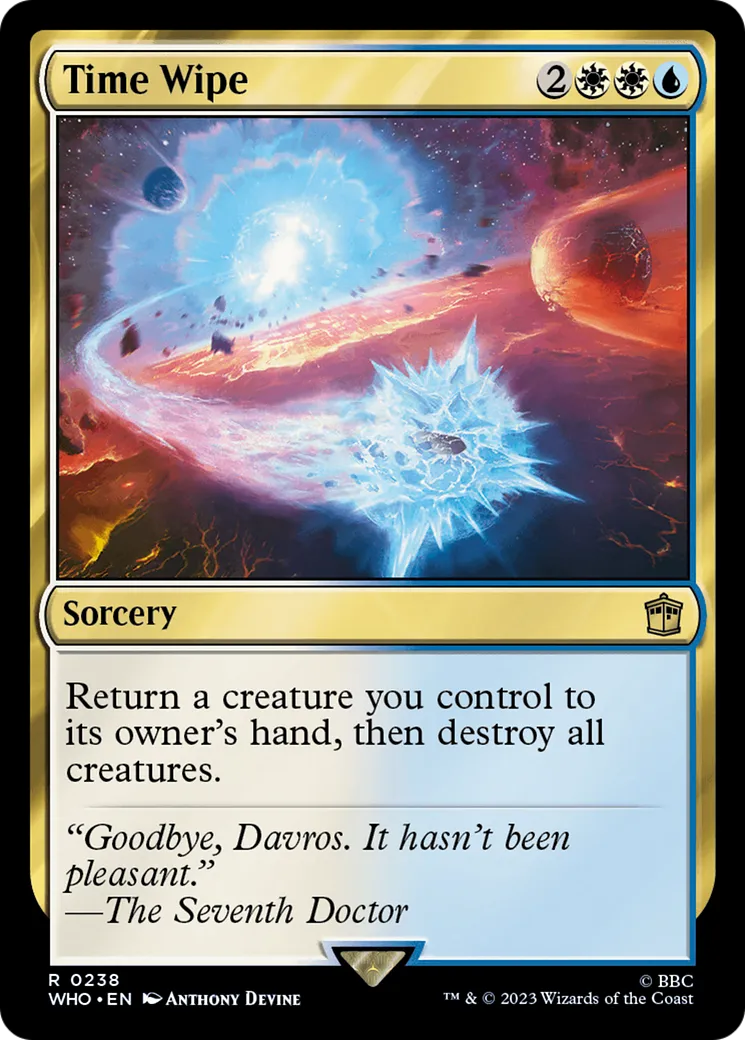 Time Wipe — Doctor Who — Magic: The Gathering