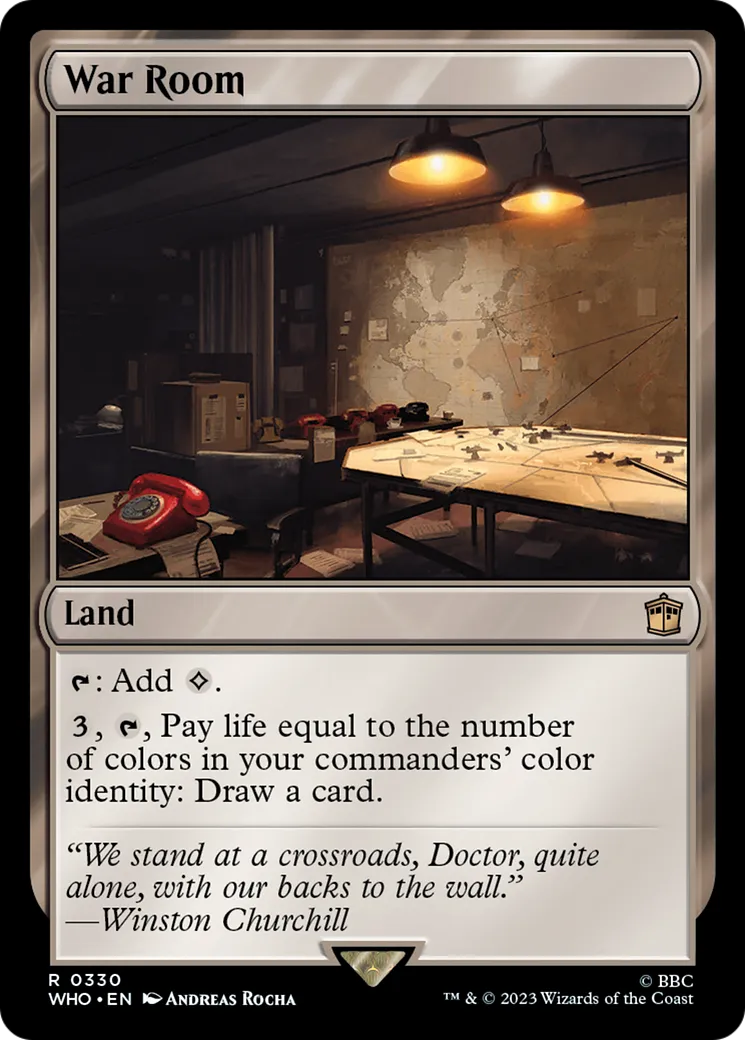 Salle de guerre — Doctor Who — Magic: The Gathering