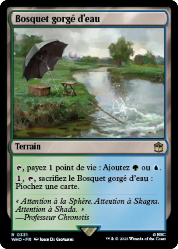 Bosquet gorgé d'eau — Doctor Who — Magic: The Gathering