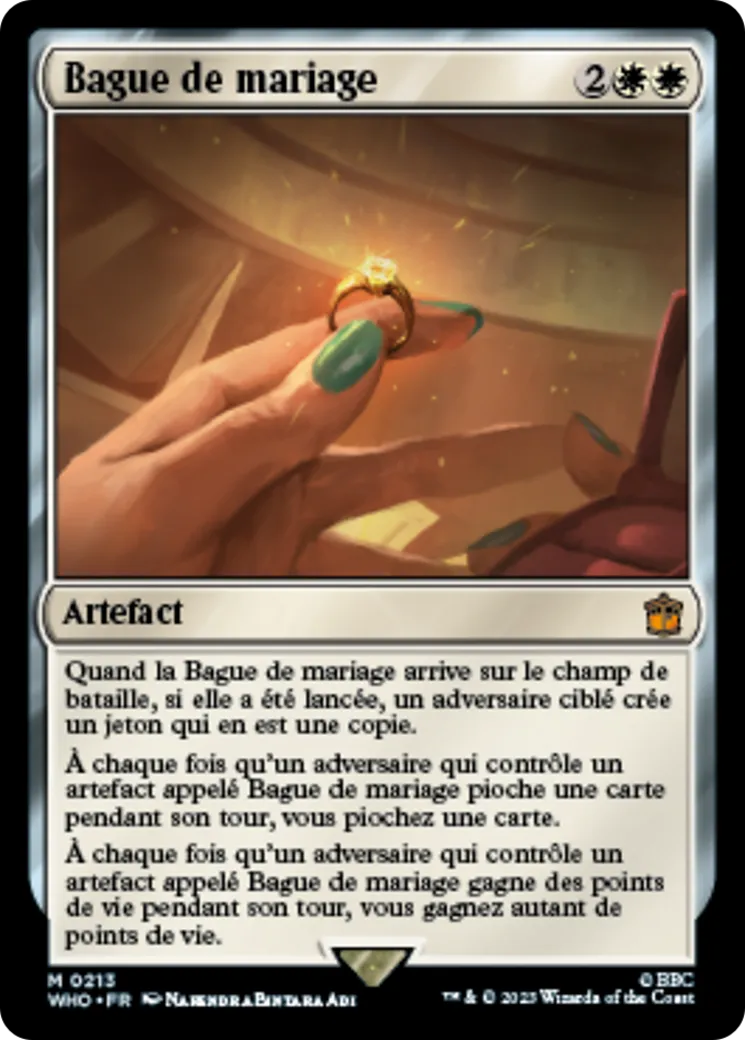 Bague de mariage — Doctor Who — Magic: The Gathering