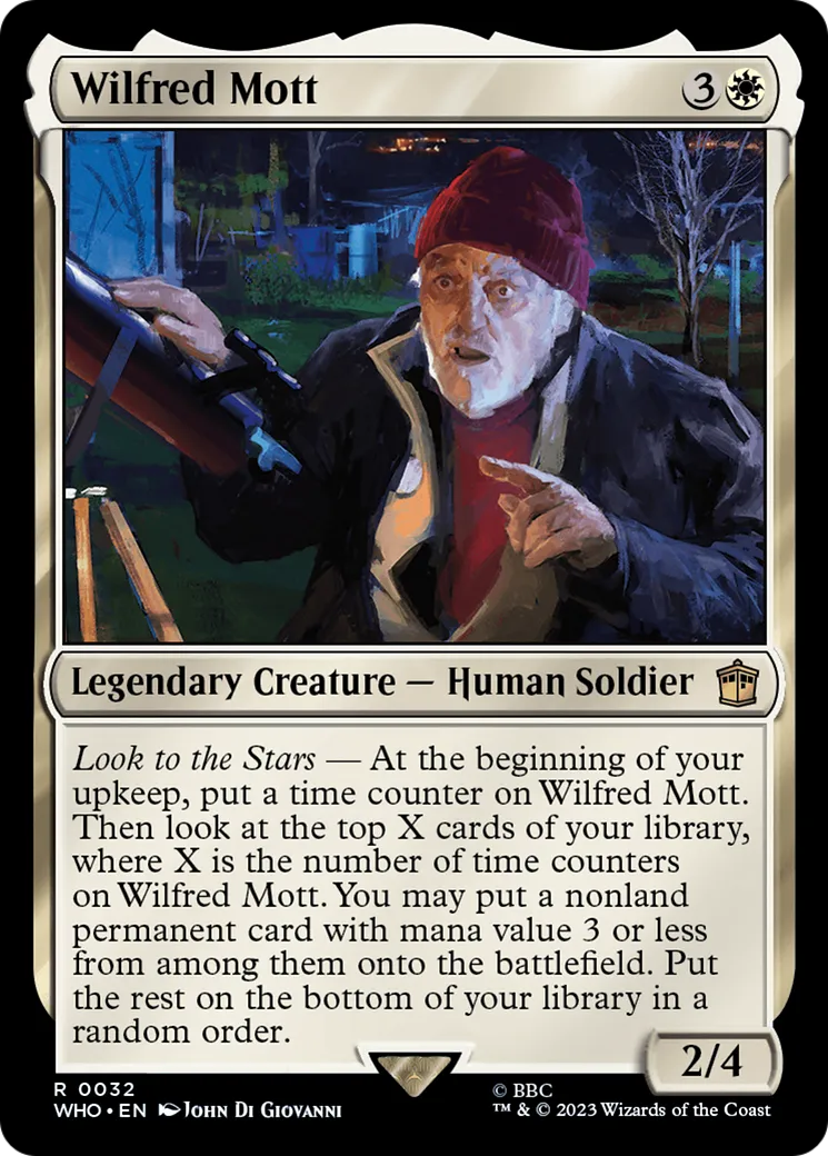 Wilfred Mott — Doctor Who — Magic: The Gathering