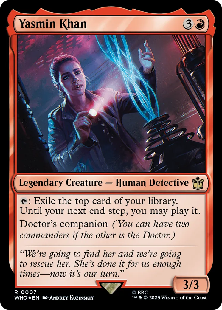 Yasmin Khan — Doctor Who — Magic: The Gathering