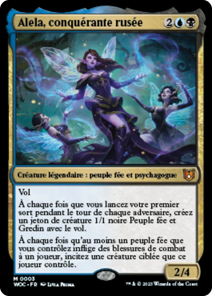 Alela, conquérante rusée — Wilds of Eldraine Commander — Magic: The Gathering