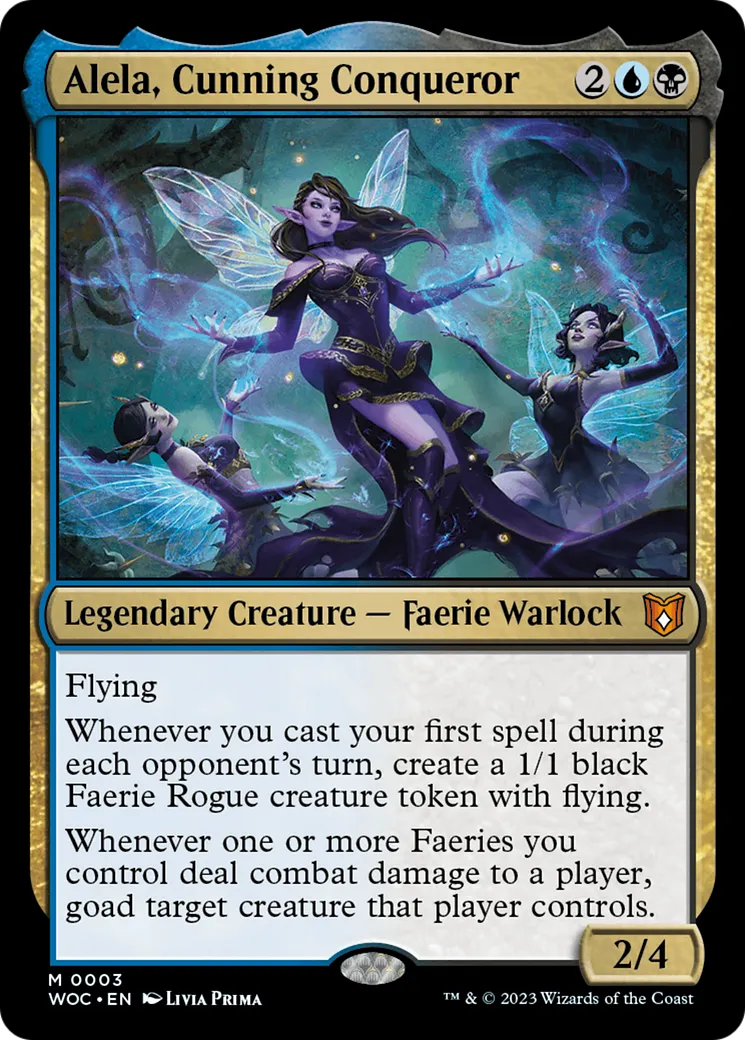 Alela, Cunning Conqueror — Wilds of Eldraine Commander — Magic: The Gathering