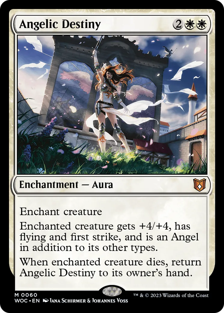 Angelic Destiny — Wilds of Eldraine Commander — Magic: The Gathering