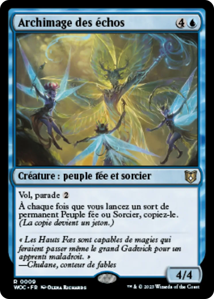 Archimage des échos — Wilds of Eldraine Commander — Magic: The Gathering