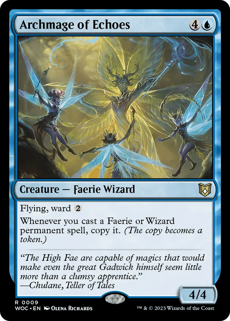 Archmage of Echoes — Wilds of Eldraine Commander — Magic: The Gathering