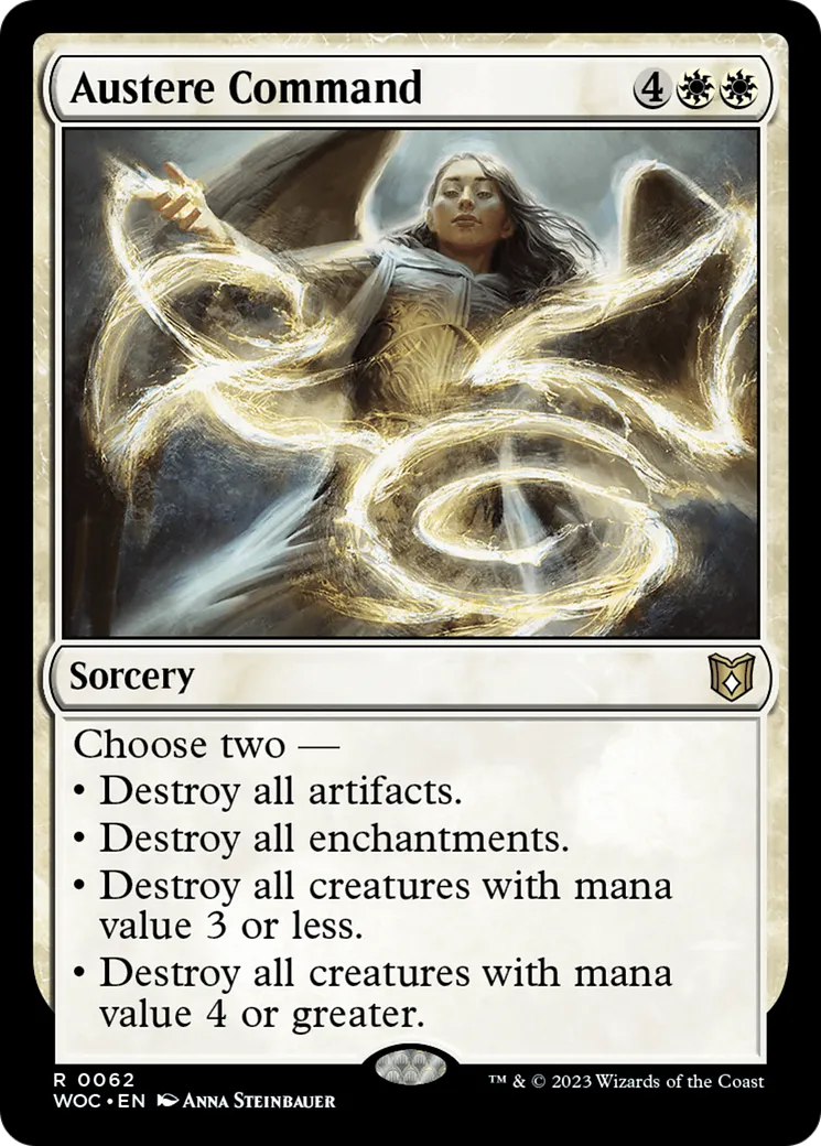 Austere Command — Wilds of Eldraine Commander — Magic: The Gathering