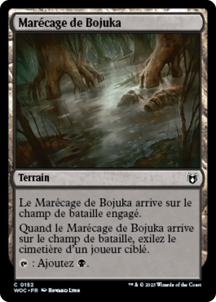 Marécage de Bojuka — Wilds of Eldraine Commander — Magic: The Gathering