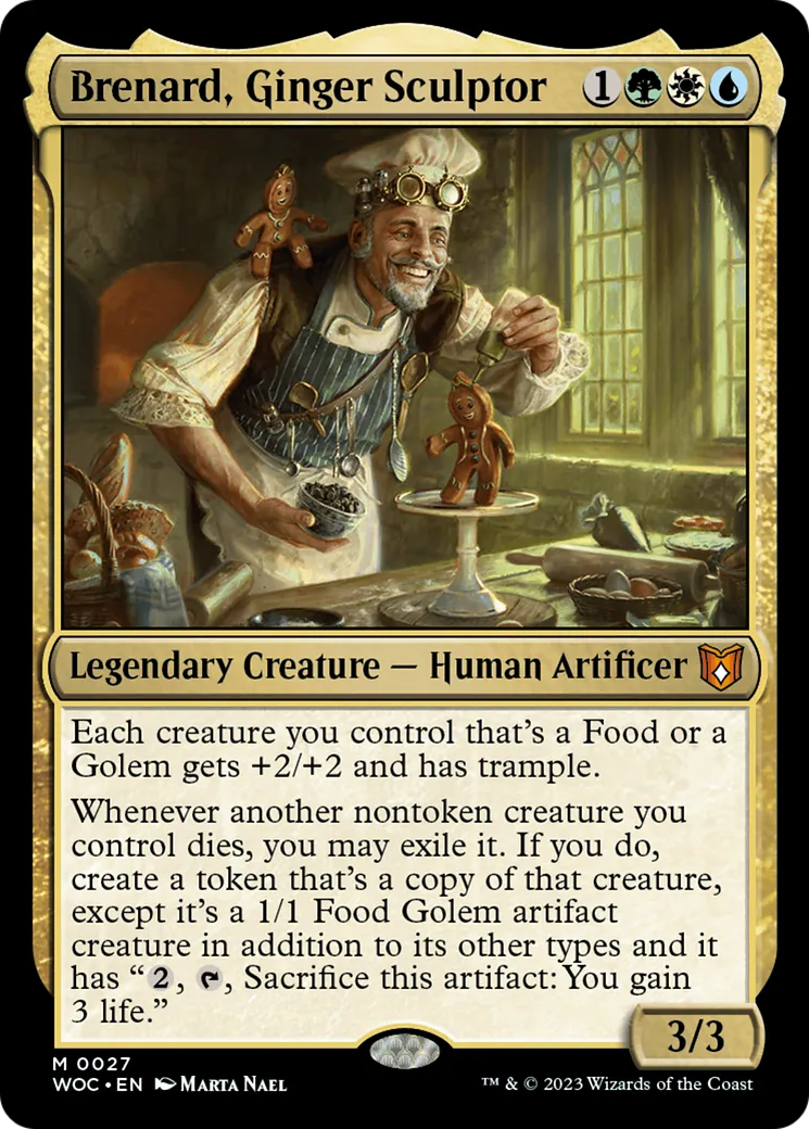 Brenard, Ginger Sculptor — Wilds of Eldraine Commander — Magic: The Gathering