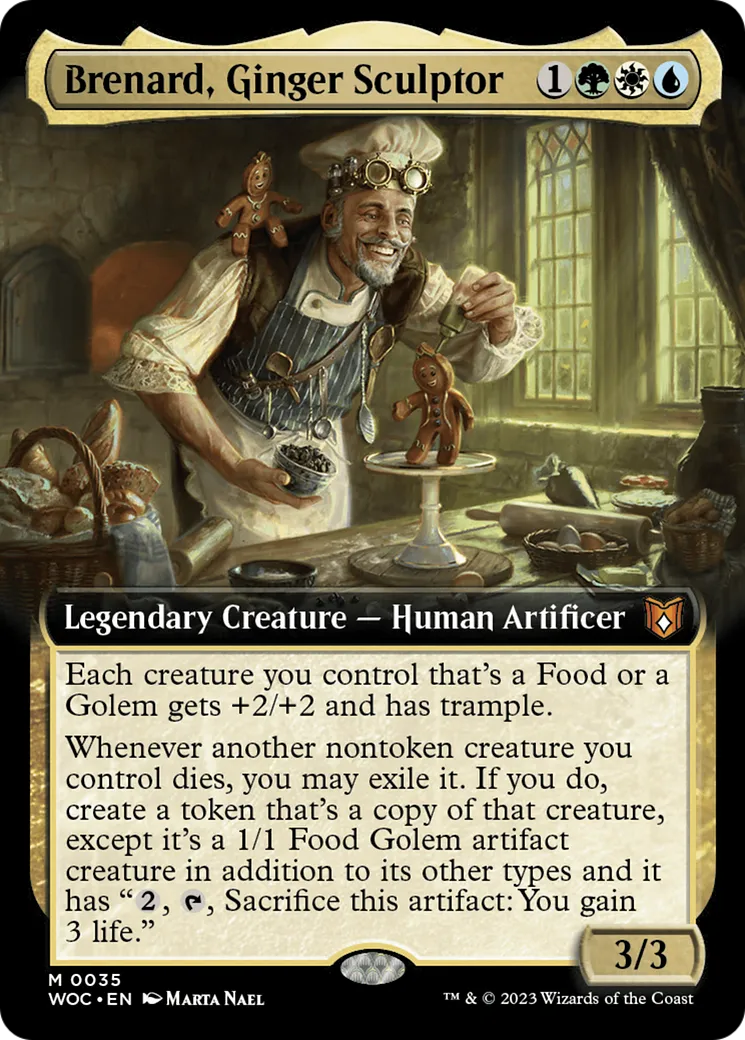 Brenard, Ginger Sculptor — Wilds of Eldraine Commander — Magic: The Gathering