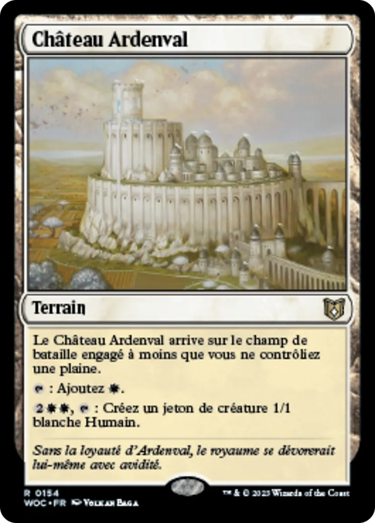 Château Ardenval — Wilds of Eldraine Commander — Magic: The Gathering