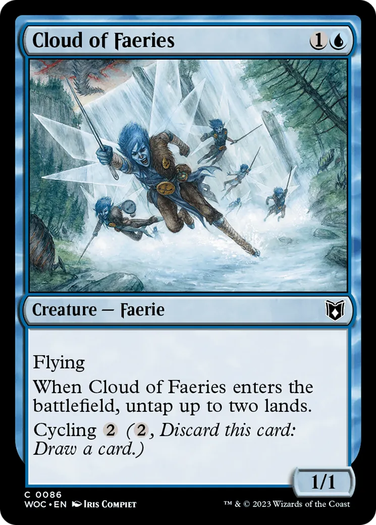 Cloud of Faeries — Wilds of Eldraine Commander — Magic: The Gathering