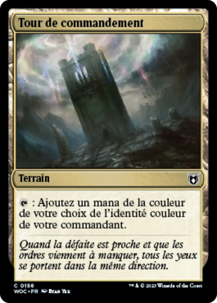 Tour de commandement — Wilds of Eldraine Commander — Magic: The Gathering