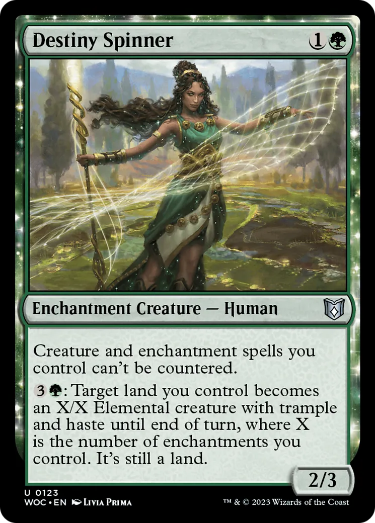Destiny Spinner — Wilds of Eldraine Commander — Magic: The Gathering