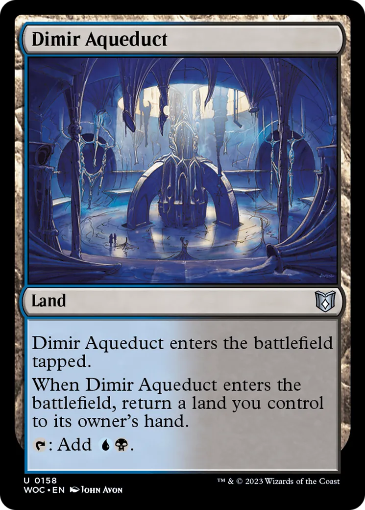Dimir Aqueduct — Wilds of Eldraine Commander — Magic: The Gathering