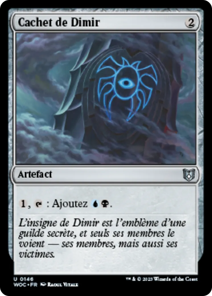 Cachet de Dimir — Wilds of Eldraine Commander — Magic: The Gathering
