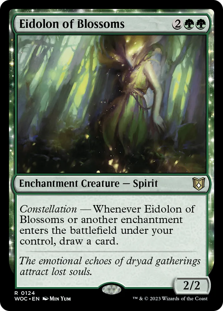 Eidolon of Blossoms — Wilds of Eldraine Commander — Magic: The Gathering