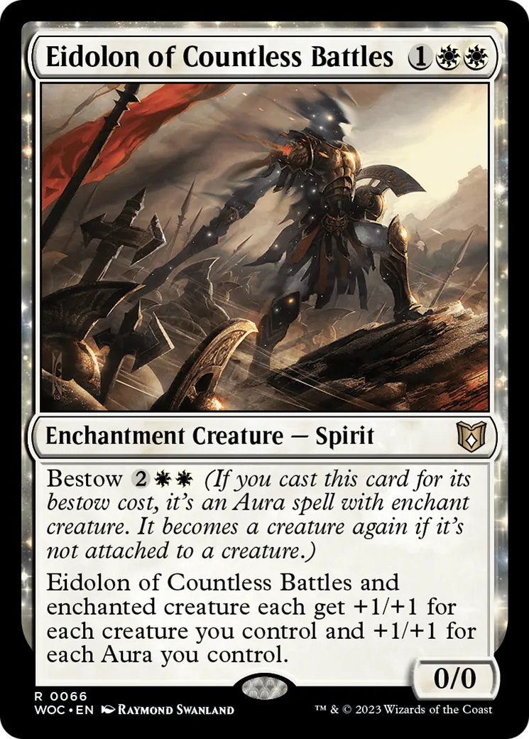 Eidolon of Countless Battles — Wilds of Eldraine Commander — Magic: The Gathering