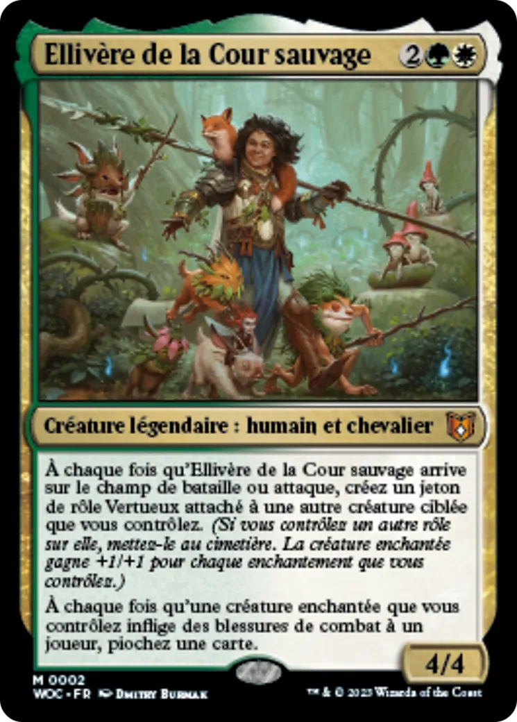 Ellivère de la Cour sauvage — Wilds of Eldraine Commander — Magic: The Gathering
