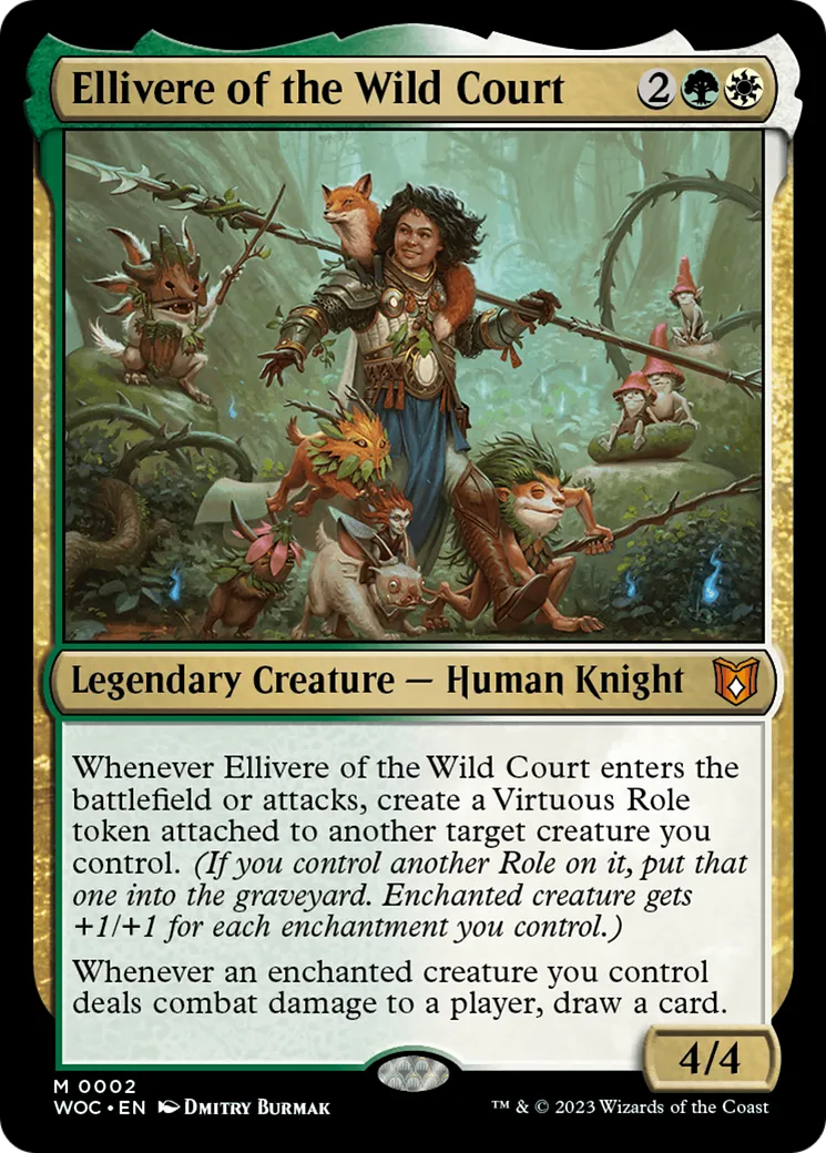 Ellivere of the Wild Court — Wilds of Eldraine Commander — Magic: The Gathering