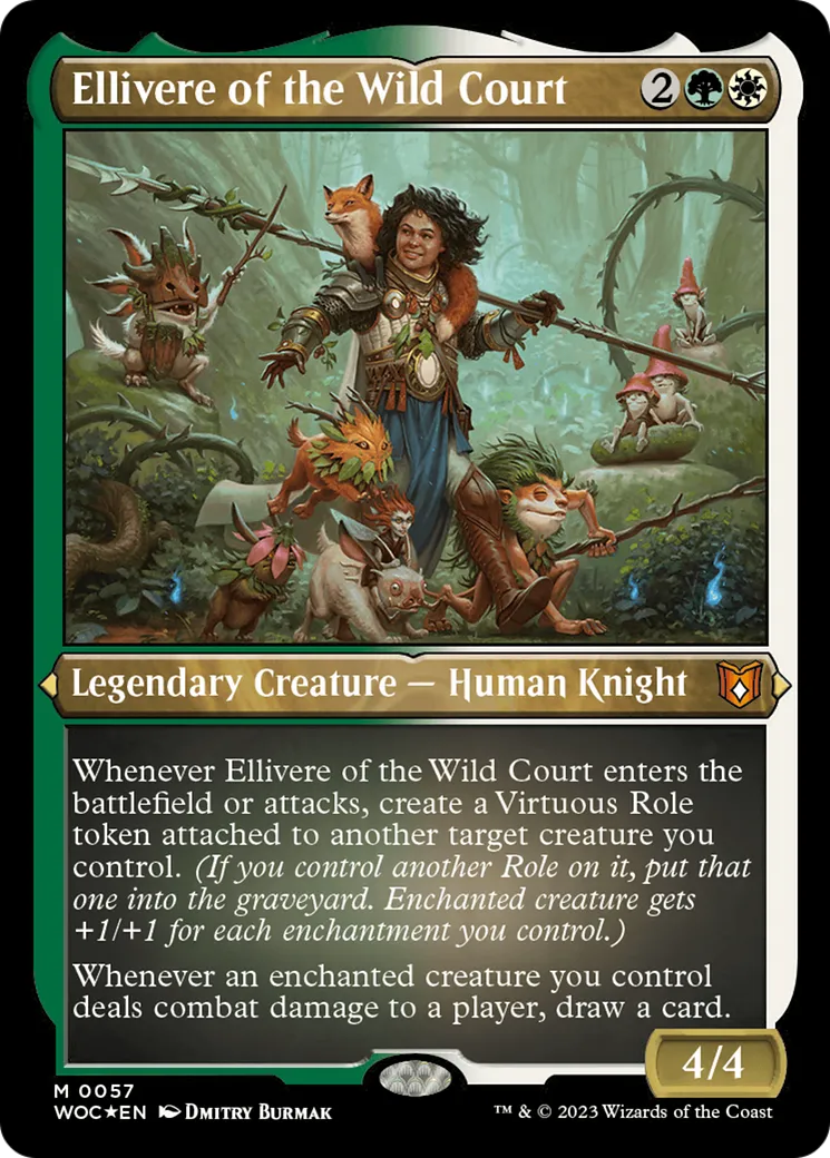 Ellivere of the Wild Court — Wilds of Eldraine Commander — Magic: The Gathering