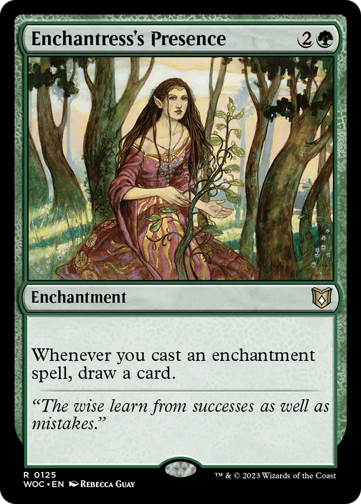 Enchantress's Presence — Wilds of Eldraine Commander — Magic: The Gathering