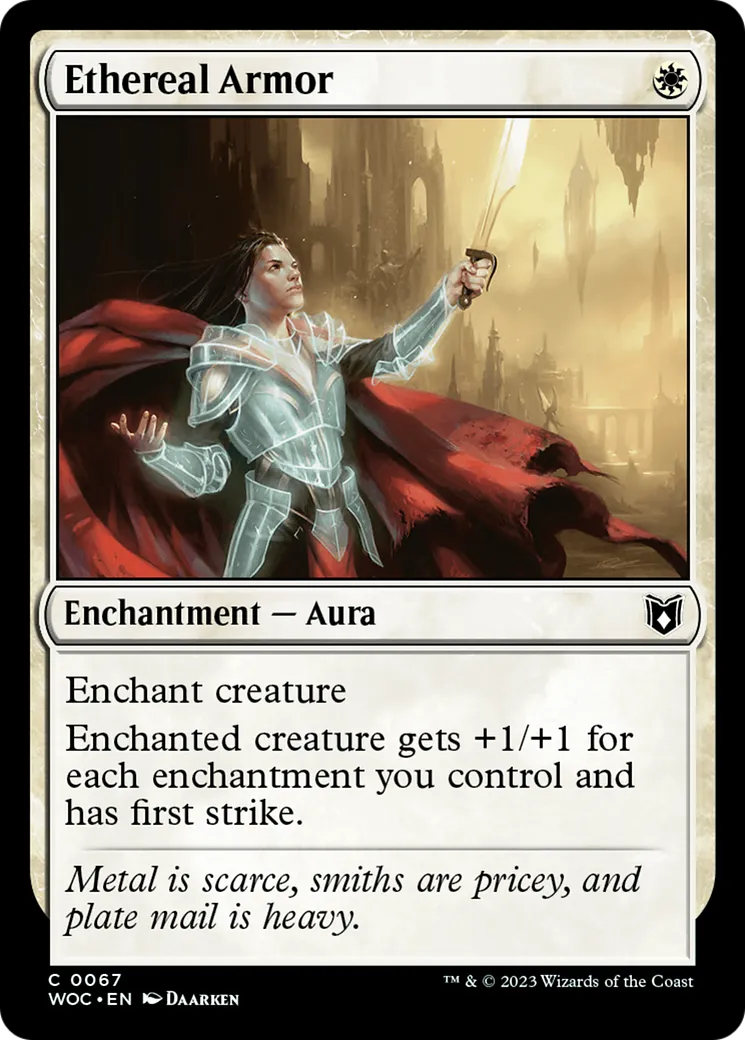 Ethereal Armor — Wilds of Eldraine Commander — Magic: The Gathering