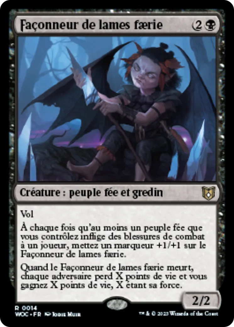 Façonneur de lames faerie from Wilds of Eldraine Commander - Magic: The Gathering