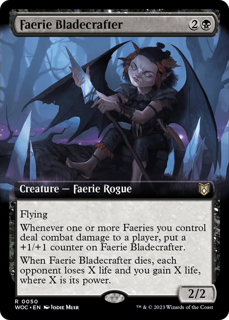 Faerie Bladecrafter — Wilds of Eldraine Commander — Magic: The Gathering
