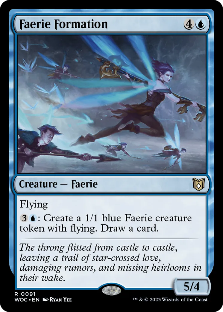 Faerie Formation — Wilds of Eldraine Commander — Magic: The Gathering