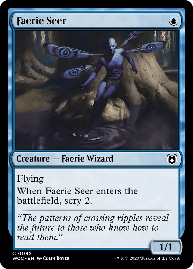 Faerie Seer — Wilds of Eldraine Commander — Magic: The Gathering