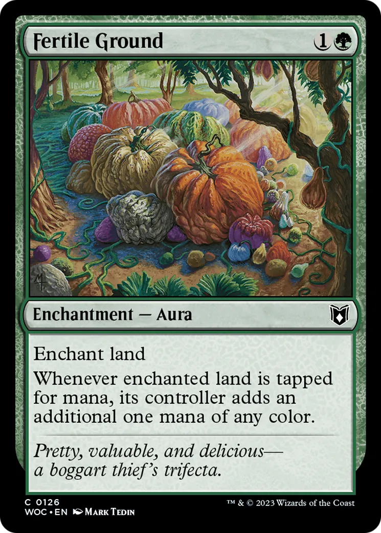 Fertile Ground — Wilds of Eldraine Commander — Magic: The Gathering