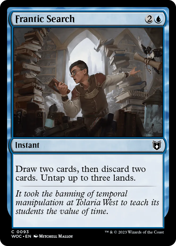 Frantic Search — Wilds of Eldraine Commander — Magic: The Gathering