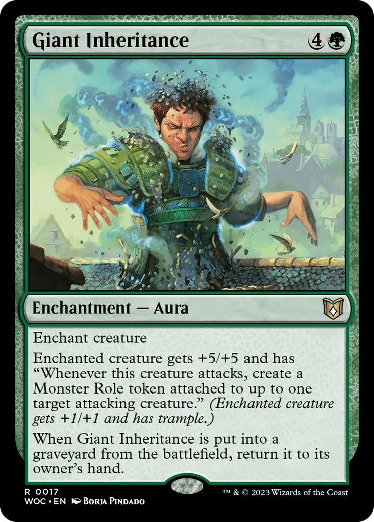 Giant Inheritance — Wilds of Eldraine Commander — Magic: The Gathering