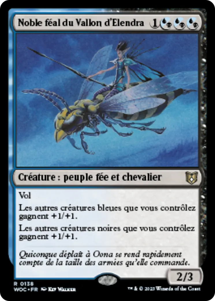 Noble féal du Vallon d'Elendra — Wilds of Eldraine Commander — Magic: The Gathering