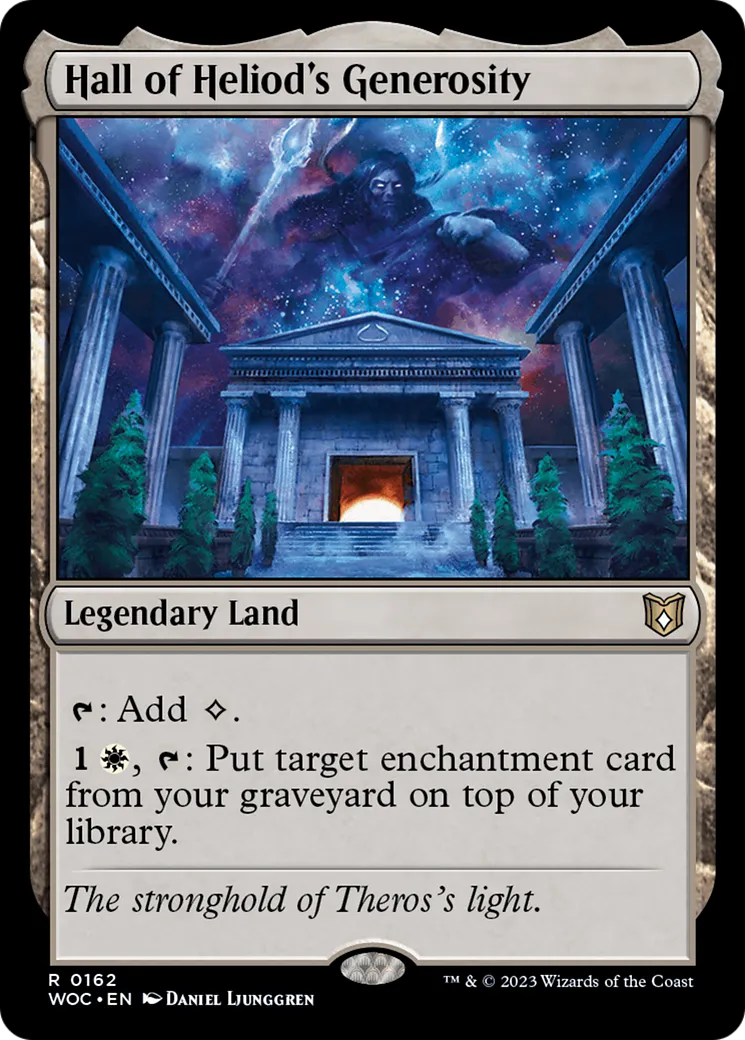 Hall of Heliod's Generosity — Wilds of Eldraine Commander — Magic: The Gathering