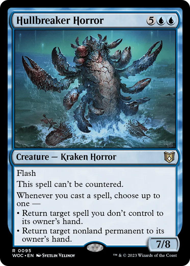 Hullbreaker Horror — Wilds of Eldraine Commander — Magic: The Gathering