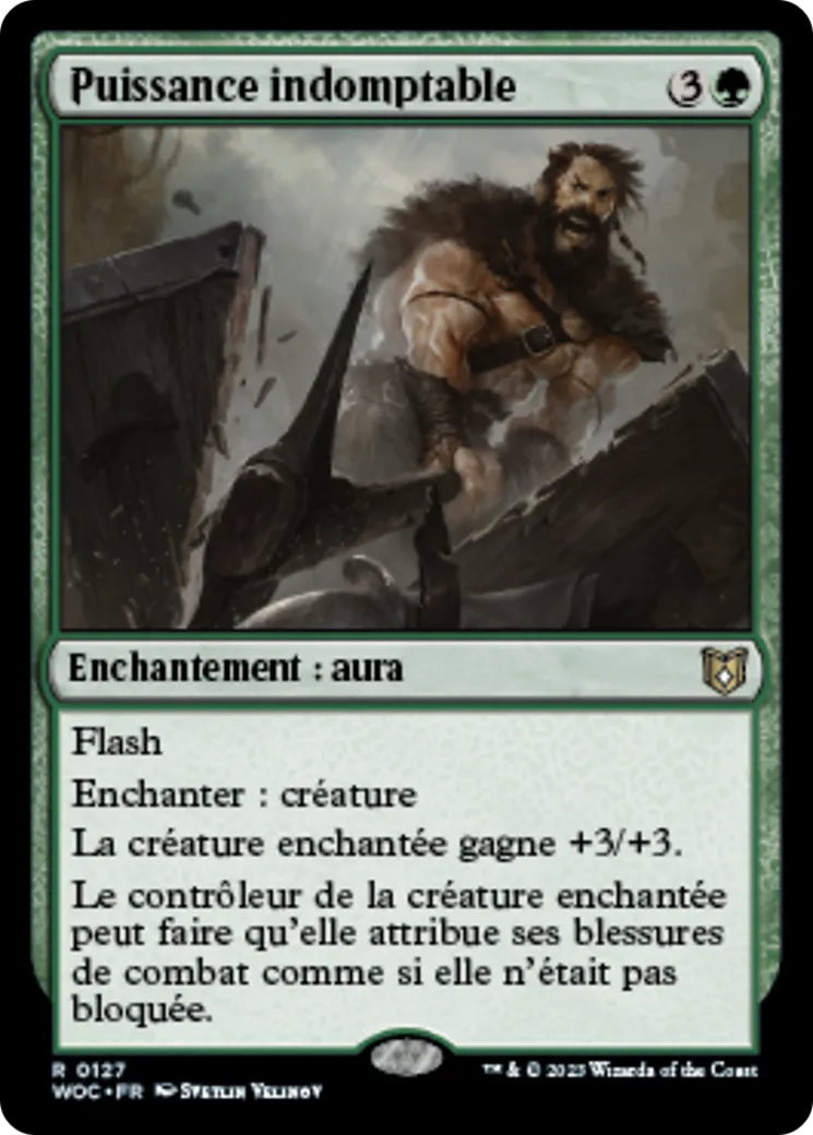 Puissance indomptable — Wilds of Eldraine Commander — Magic: The Gathering