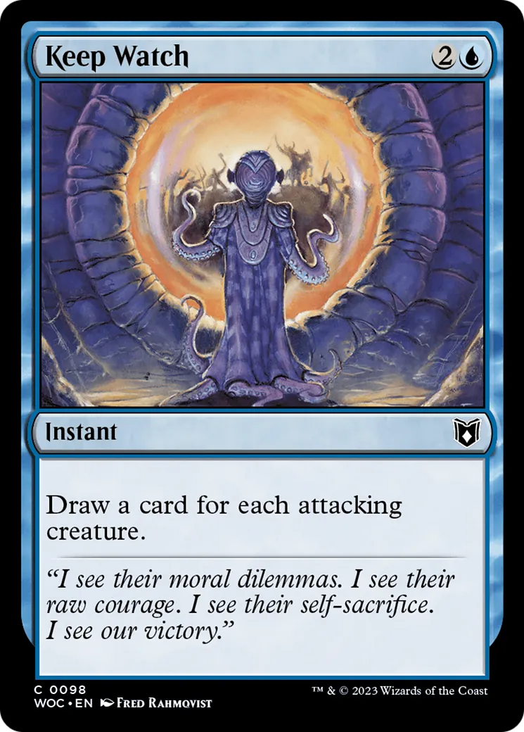 Keep Watch — Wilds of Eldraine Commander — Magic: The Gathering