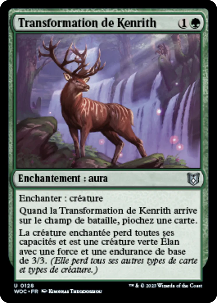 Transformation de Kenrith — Wilds of Eldraine Commander — Magic: The Gathering