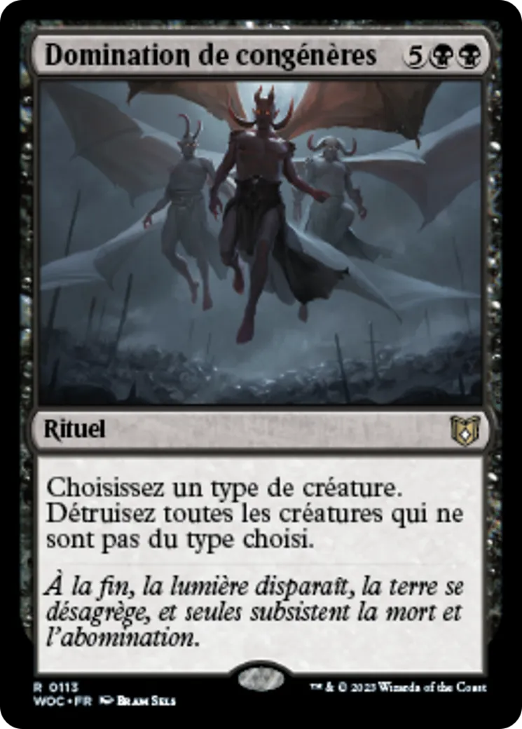 Domination de congénères — Wilds of Eldraine Commander — Magic: The Gathering