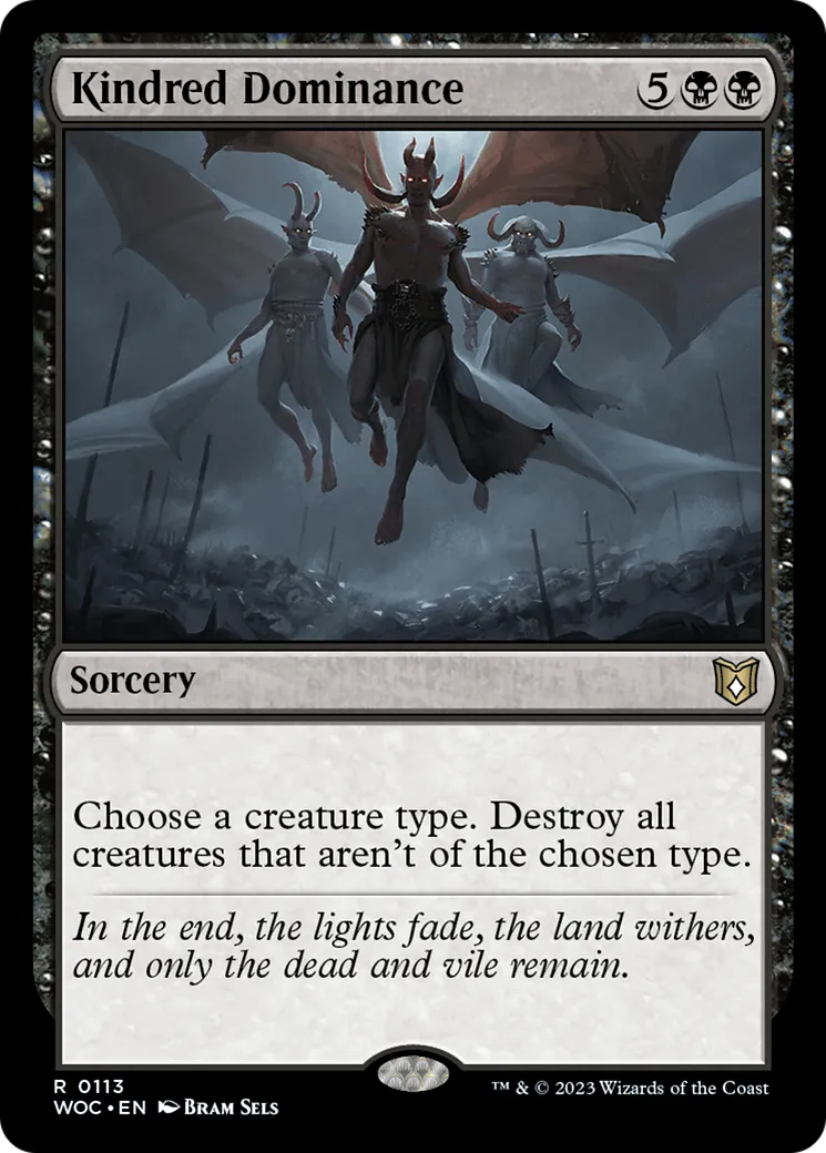 Kindred Dominance — Wilds of Eldraine Commander — Magic: The Gathering