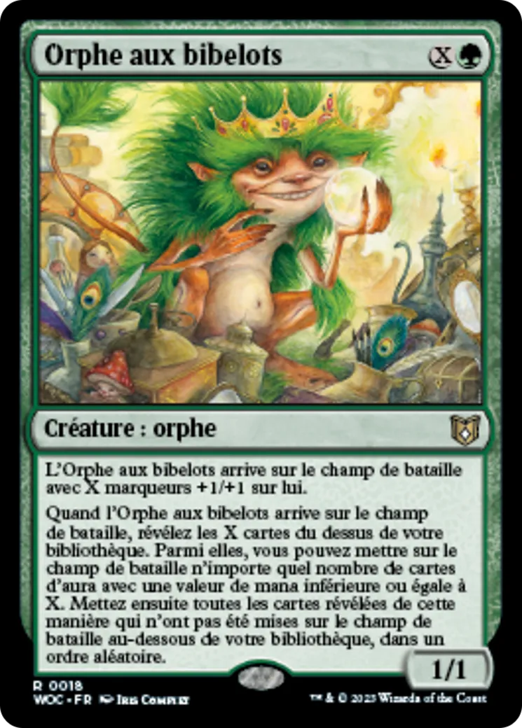 Orphe aux bibelots — Wilds of Eldraine Commander — Magic: The Gathering