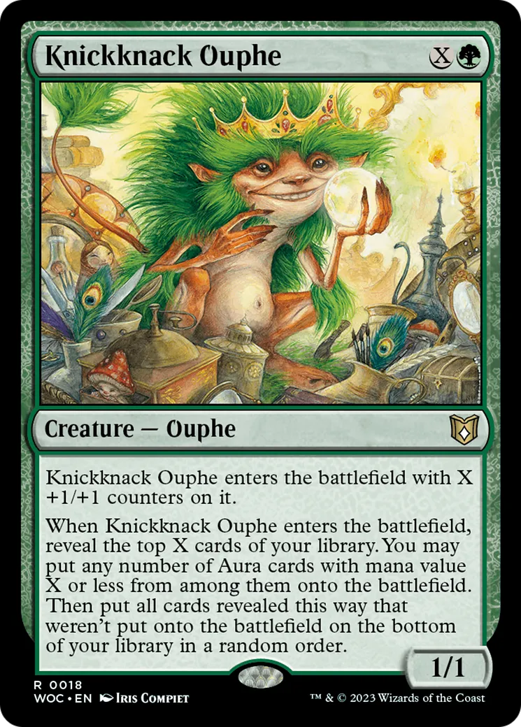 Knickknack Ouphe — Wilds of Eldraine Commander — Magic: The Gathering