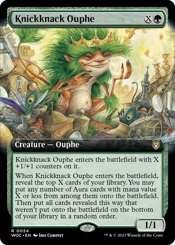 Knickknack Ouphe — Wilds of Eldraine Commander — Magic: The Gathering