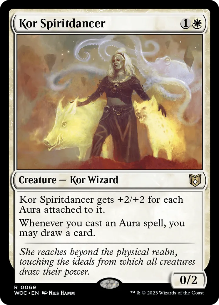 Kor Spiritdancer — Wilds of Eldraine Commander — Magic: The Gathering