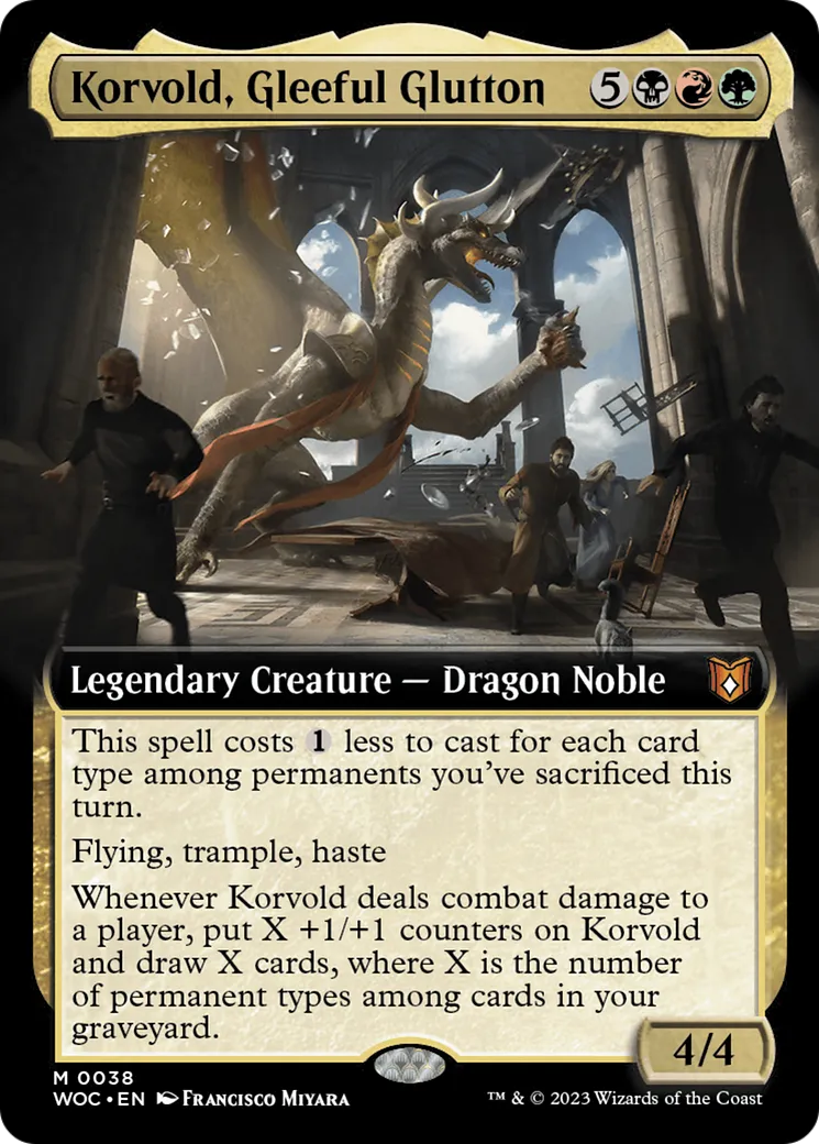 Korvold, Gleeful Glutton — Wilds of Eldraine Commander — Magic: The Gathering