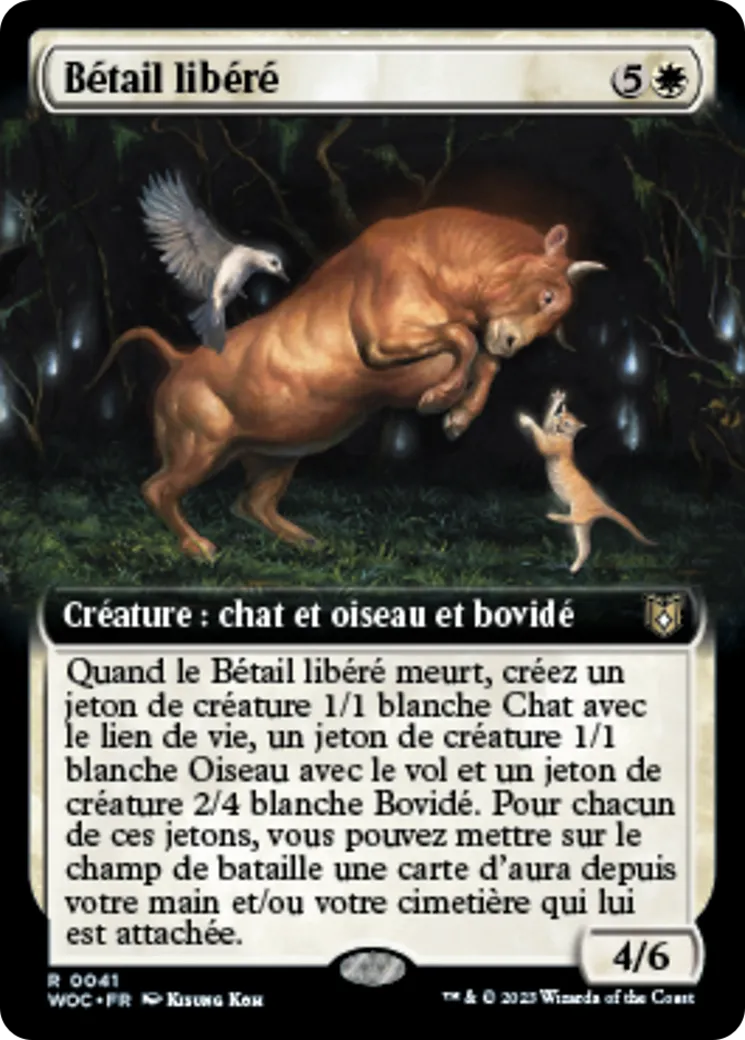 Bétail libéré — Wilds of Eldraine Commander — Magic: The Gathering