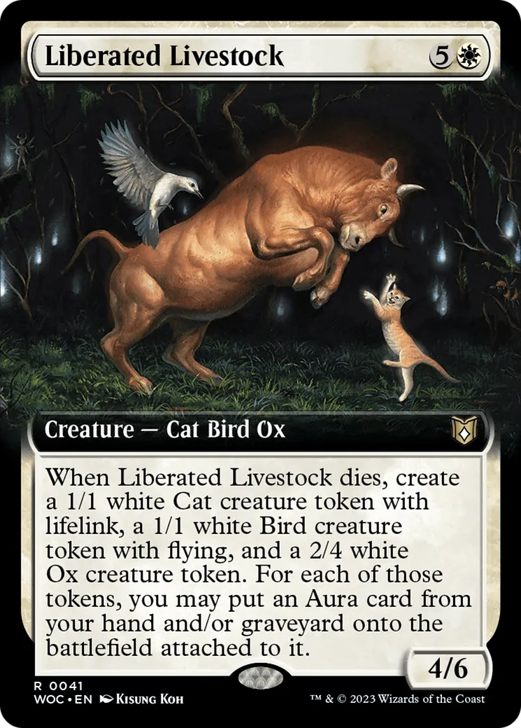 Liberated Livestock — Wilds of Eldraine Commander — Magic: The Gathering